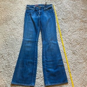 AG women’s flare jeans. 26 regular low rise